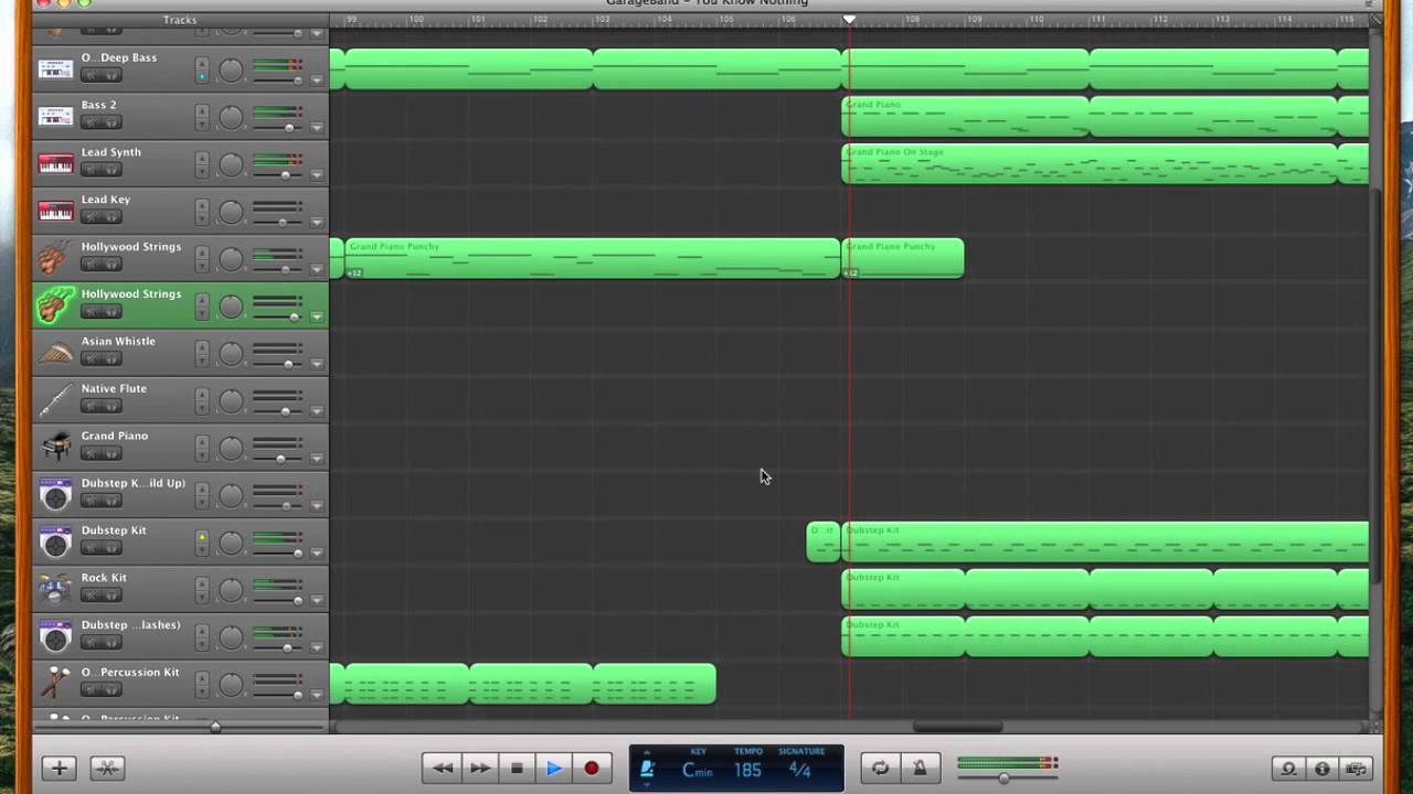 You Know Nothing GarageBand Drum & Bass YouTube