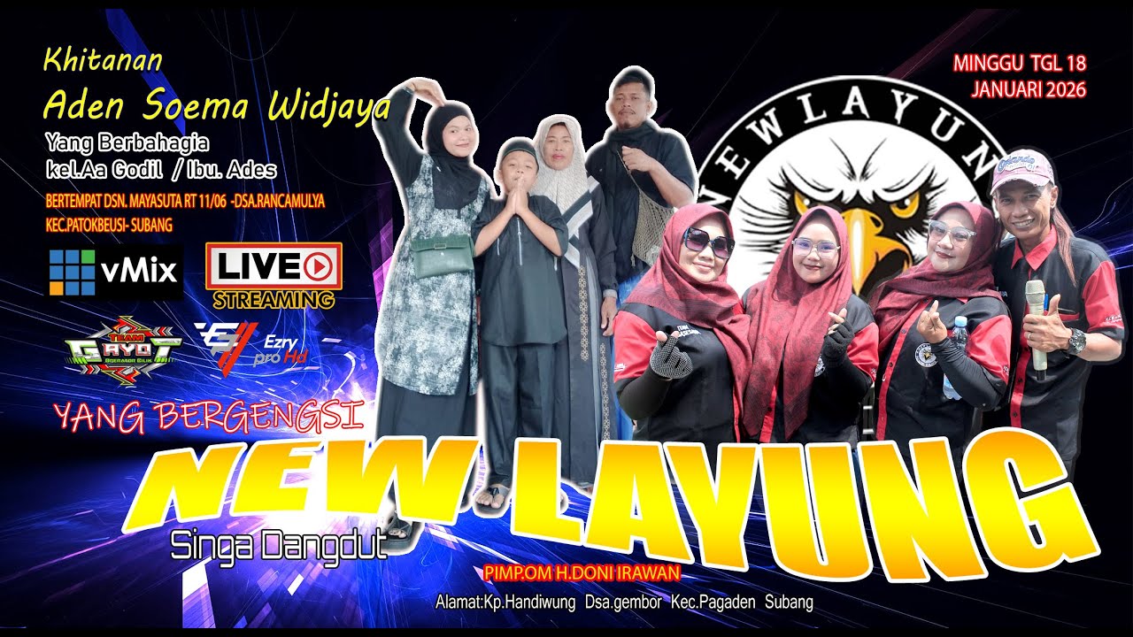 🔴 LIVE NGARAK | SINGA DANGDUT "NEW LAYUNG" | EDISI 18 JANUARI 2026 | MAYASUTA - PATOKBESI