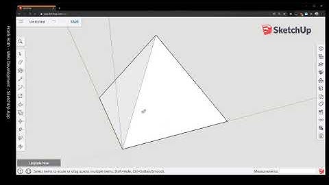 SketchUp App Tutorial (#002): Create Pyramid