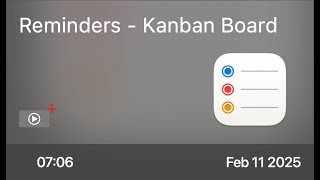 Reminders - Kanban Board - Preview