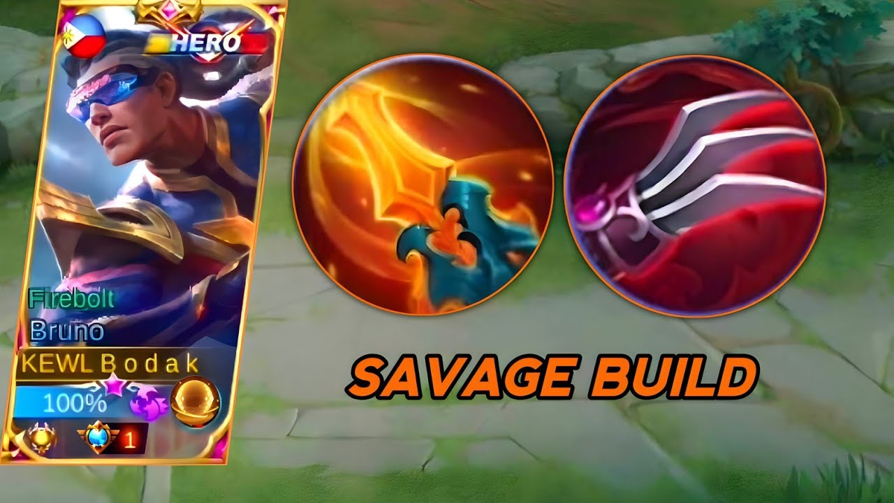 Bruno Savage build - Mobile Legends Bang Bang