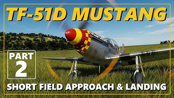 DCS WORLD TF-51D Mustang Short Field Approach & Landing [PT-2] - Pagan Airstrip, Mariana Islands Map