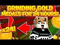 Getting Gold in EVERY Contest for 24 HOURS!! -- Hypixel Skyblock