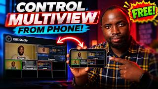 How to Control OBS Studio Multiview From Your Smartphone for FREE (Second Monitor + Remote) screenshot 4