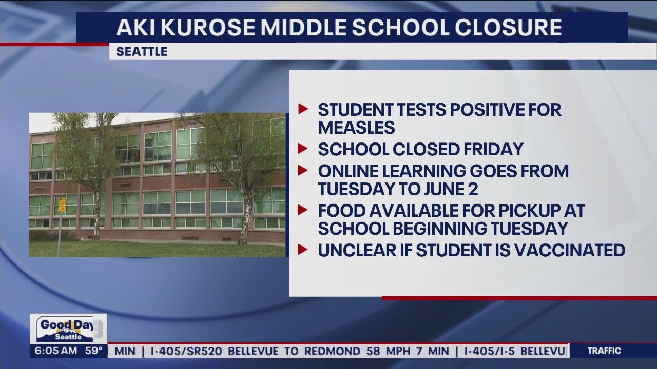 Seattle school shifts to online learning because of measles - YouTube