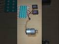 10 LED Light and Two Voltmeter Powering With A Gear Motor Dynamo #dcmotor #tech #shorts