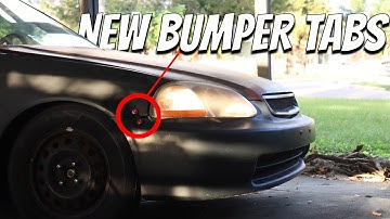 MY EK Civic Gets A Quick Release Bumper - Installed It In 5mins!