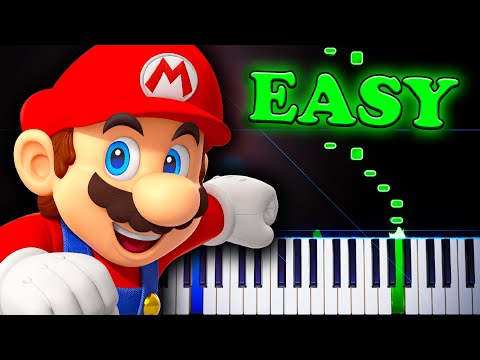 Super Mario Bros Official Theme - Piano Tutorial
