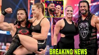 Everyone is happy to see Roman and Ronda Rousey join WWE for the first time after their marriage.