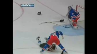 Avalanche - Rangers rough stuff 2/28/09