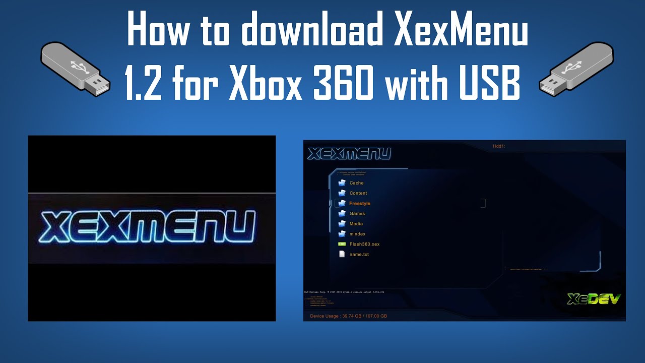 How To Download, Install and Use XeXMenu 1.2 For Xbox 360 With USB