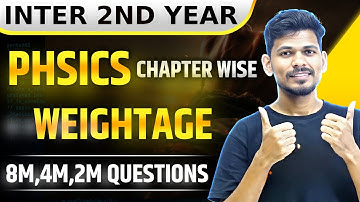 📚 Class 12 IPE 2025 Physics Chapter-wise Weightage | Telangana & AP Board Exam Strategy