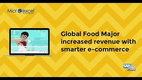 Video Case Study on SAP ERP & Web Portal System for our client catering to baking & food industry