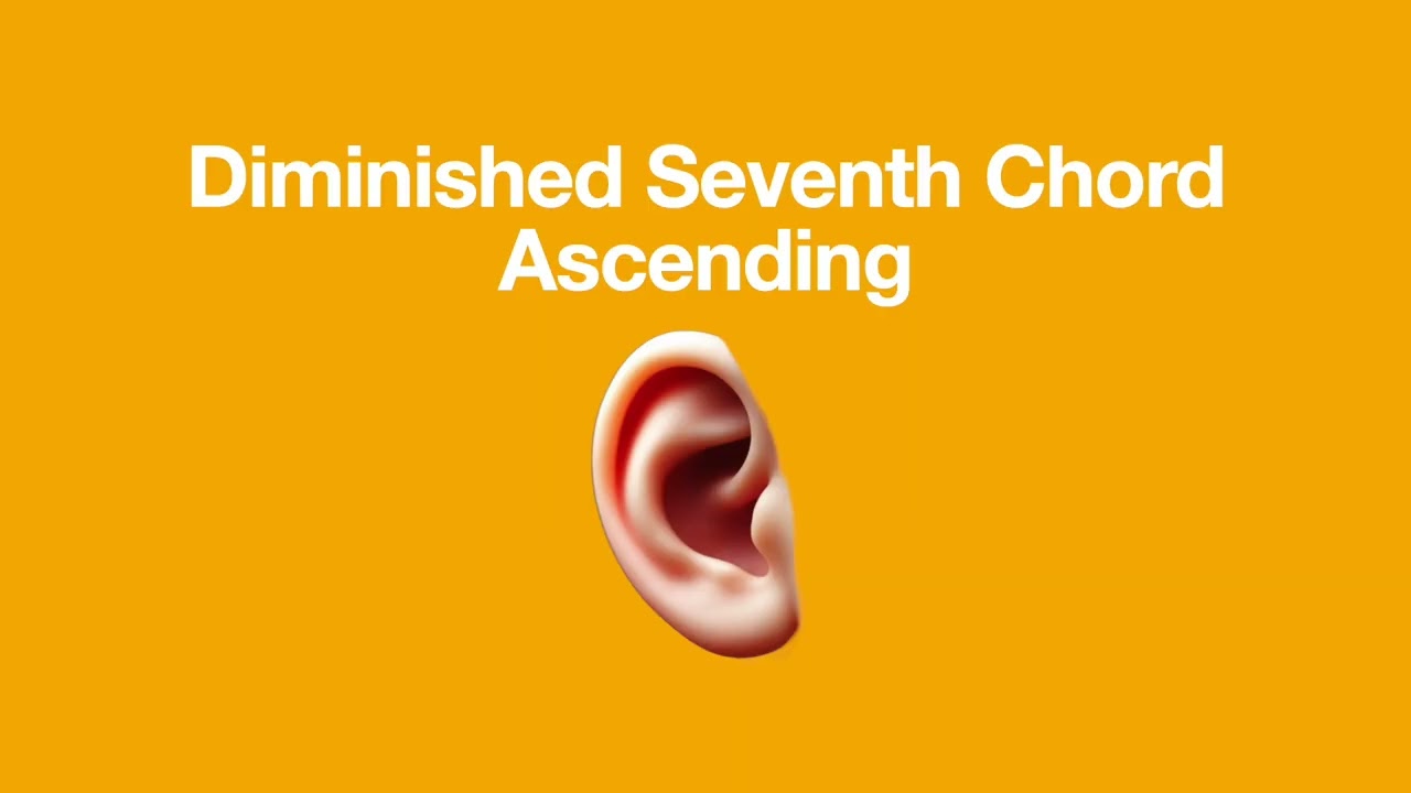 Ear training | Diminished Seventh Chord Ascending(1 hour)