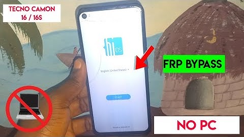 Tecno Camon 16 (ce7j) Frp Bypass Android 10 2022 / Tecno Cd6j (CAMON 16s) Google Account Remove