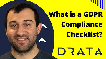 What is a GDPR Compliance Checklist?