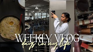 WEEKLY VLOG: Days in my life, college exams, and more!