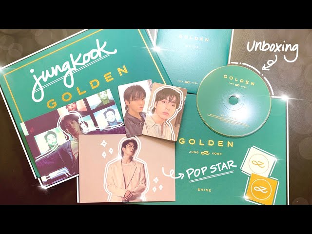 BTS JUNGKOOK GOLDEN SOLO ALBUM UNBOXING 💛