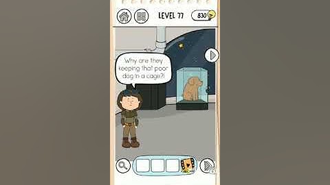 Brain test 3 level #77 walkthrough solution