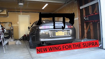 TOYOTA SUPRA BUILD EP: 20 | INSTALLING NEW spoiler + harness bar BUYER BEWARE!!!