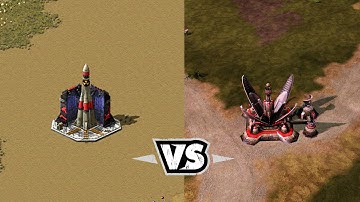 C&C - Red Alert - Nuclear Missile Silo vs Vacuum Imploder