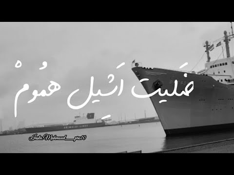 اغنيه ضليت اشيل هموم حالات واتس اب احمد سلمون