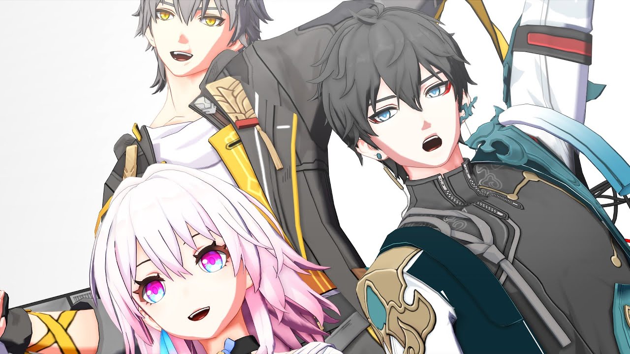 【崩スタMMD】脱法ロック【列車組】