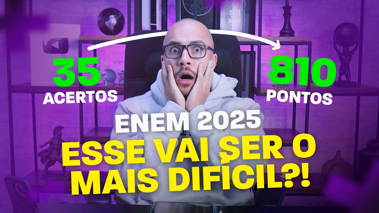 ENEM 2025 SERÁ O MAIS DIFÍCIL? Analisei os Dados do INEP (Microdados 2024) e isso MUDA TUDO!