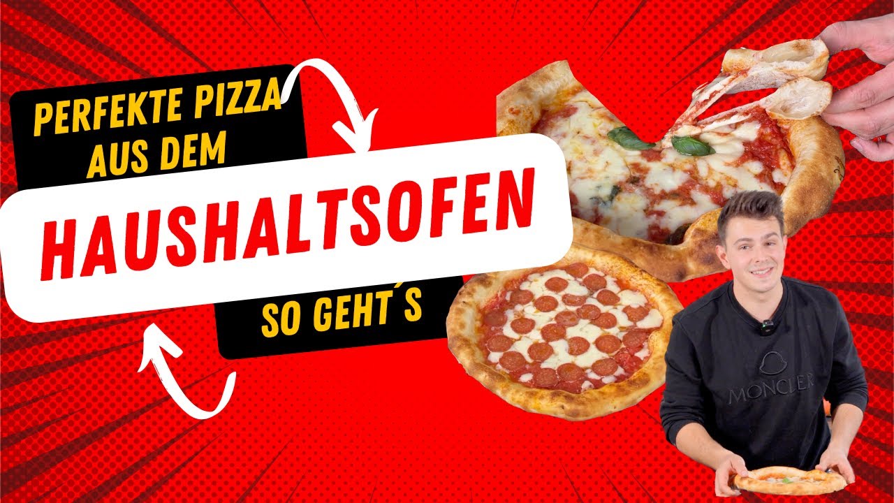 Perfekte Pizza aus dem Haushaltsofen.😍 Mit diesen Tipps & Tricks schaffst du es auch.🍕