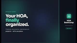 HOA Basecamp Demo