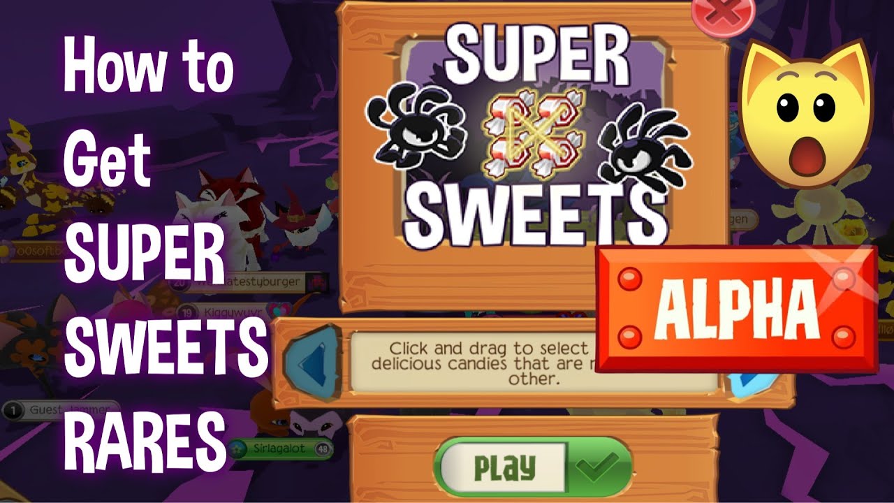 HOW TO WIN SUPER SWEET RARES AND ALPHA ITEMS 2025 | Animal Jam Update