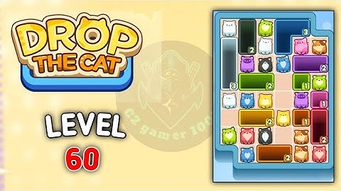 Drop the Cat Level 60 solution gameplay walkthrough
