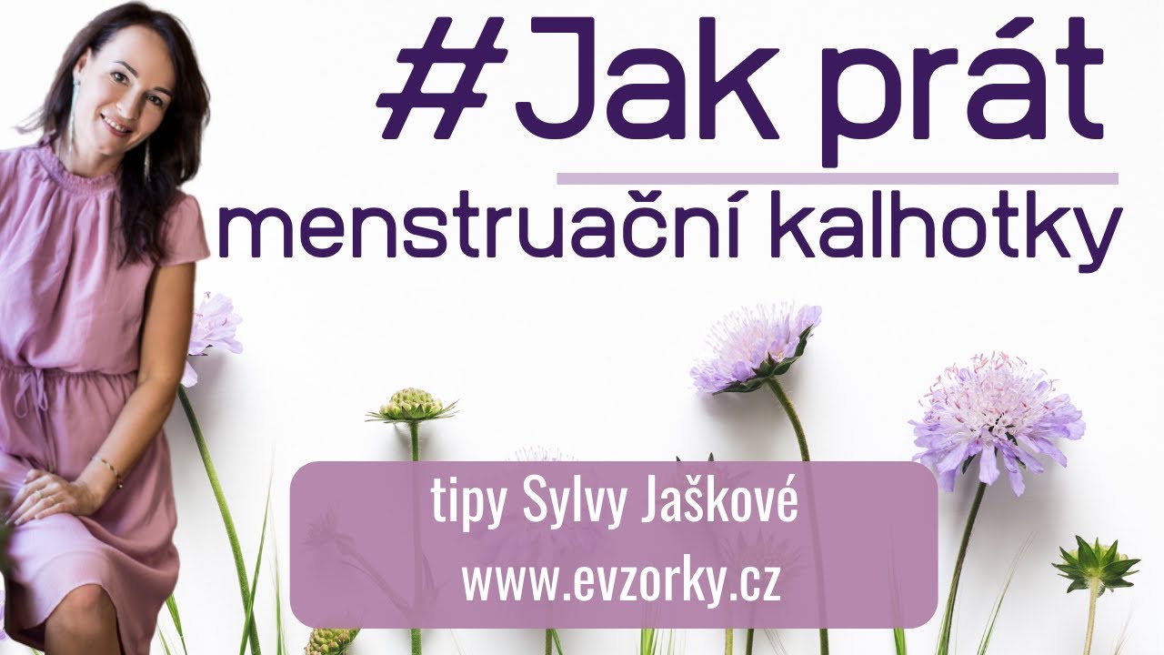 Jak prát menstruační kalhotky