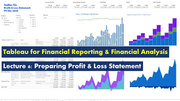 Lecture 6:  Preparing Profit and Loss Statement (Income Statement)  - Course: Tableau for FR-FA