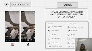 Laporan Progress Project UAS || Konten Edukasi || Tugas Presentasi