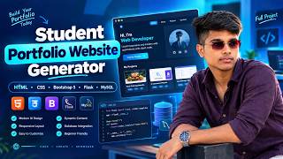🎓 Student Portfolio Website Generator | MCA Mini Project | Python Flask + MySQL | தமிழ் 🚀💻