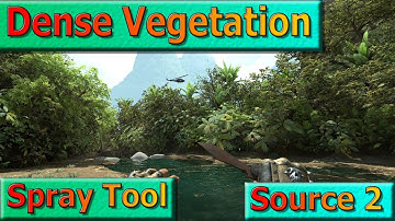 Create Dense Vegetation with the Spray Tool in Hammer, Counter Strike 2, Source 2 guide, CS2.