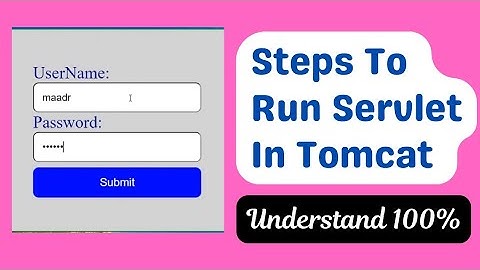 Running Servlet Program in Tomcat Server | Simple Servlet in Java