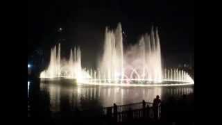 Burj Dubai fountain ''time to say goodbye''  Margaux view