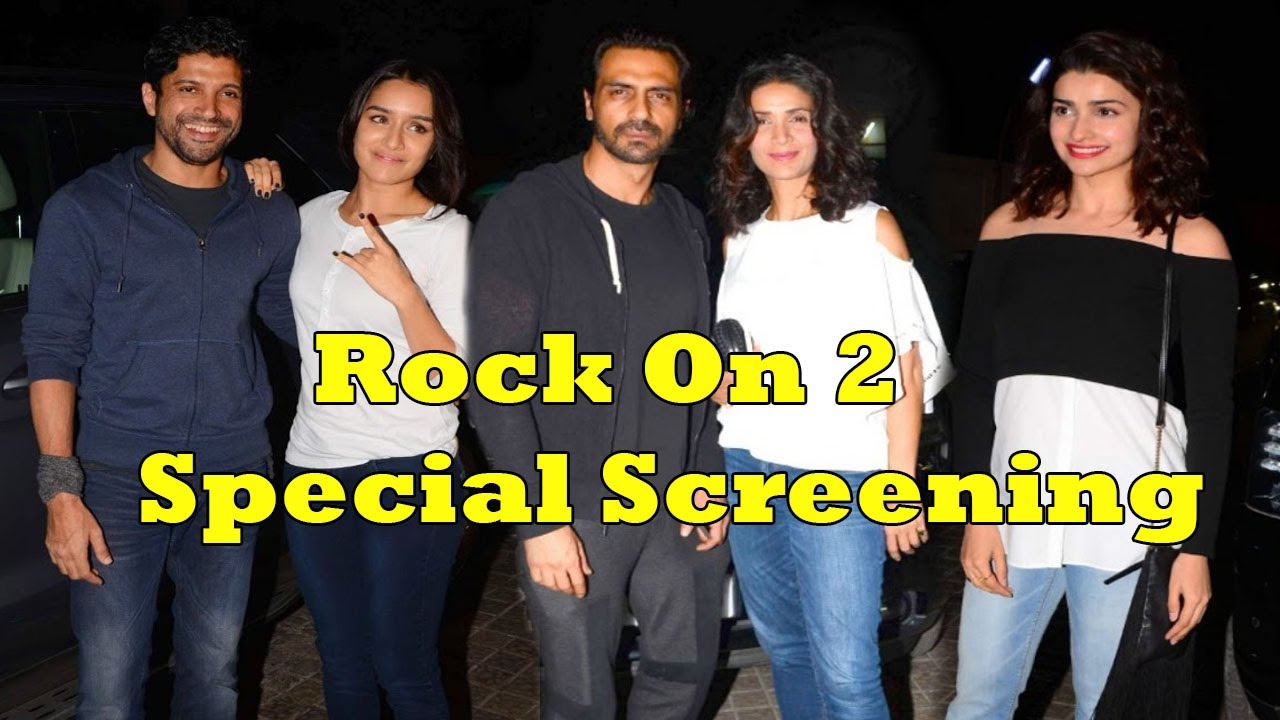Rock on 2 Hindi Movie | Shraddha Kapoor ,Farhan Akhtar,Arjun Rampal | SCREENING 2016