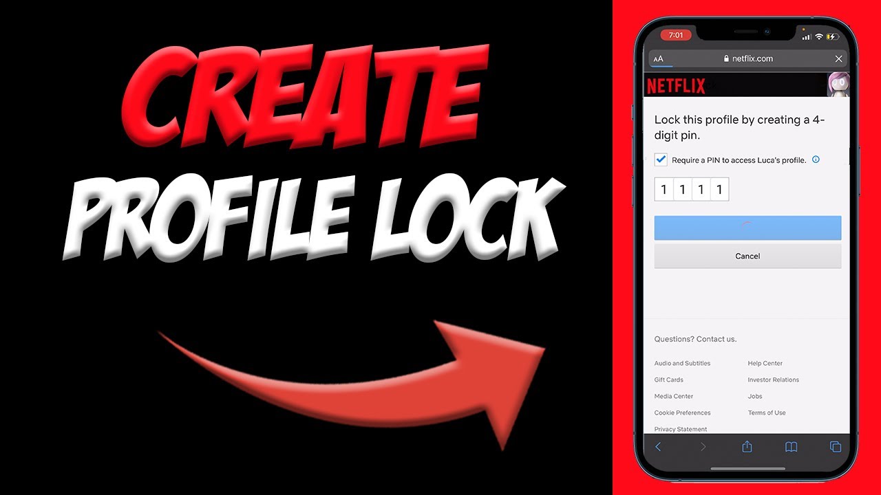 How To Lock Netflix Profile With Password On Phone Lock Your Netflix