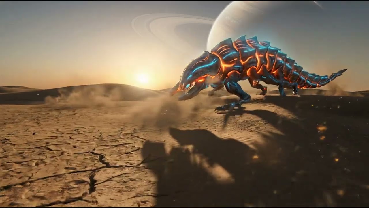 Blue Armored Beast | Alien Encounters in the Wasteland