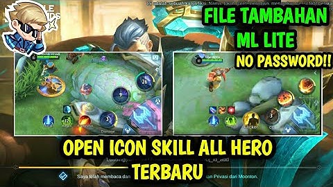 Data Open Icon Skill All Hero Terbaru | Data Tambahan ml lite
