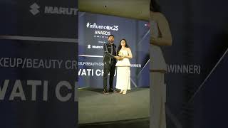 Swati Chauhan Wins Emerging Makeup Creator of the Year 💄 | InfluencEX Awards 2025