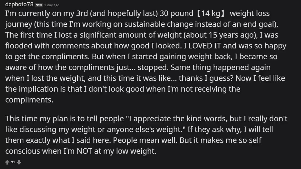 It Amazes Me How Obsessed People Are With Women's Weight