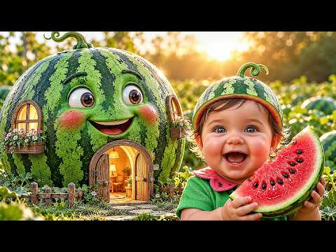 Fruit Houses for Kids 🍎 Learn Fruit Names | Baby Learning Video | Toddler & Preschool Learning