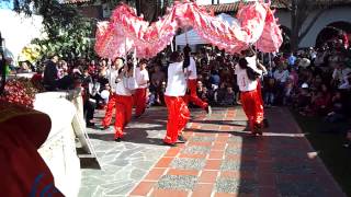 Lion Dance by J C  Culture Foundation | Target Free First Sunday at Bowers Museum
