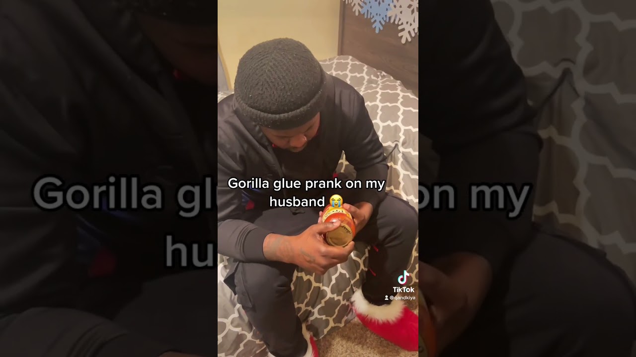 Gorilla Glue Prank On My Husband 😂😂 