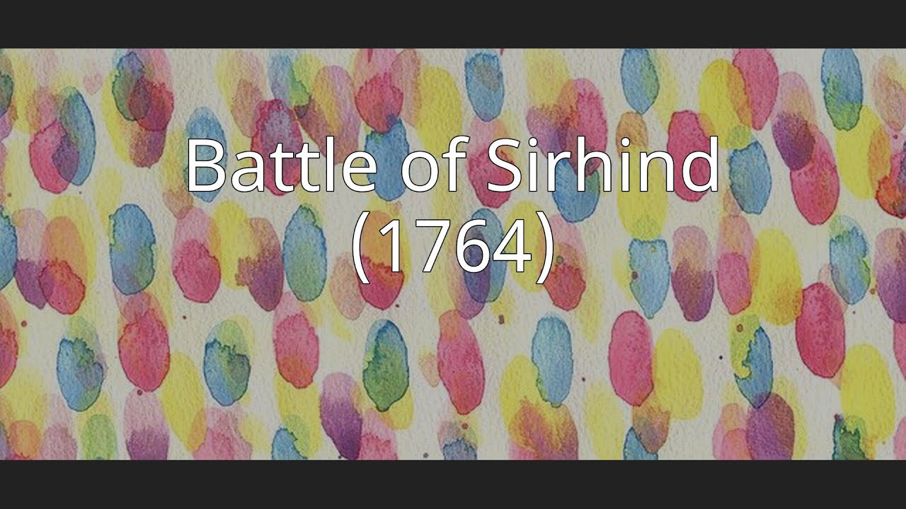 Battle of Sirhind (1764)