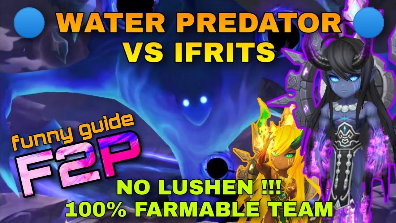 WATER DIMENSION PREDATOR IN LUMEL WITH VEROMOS NO LUSHEN SUMMONERS WAR